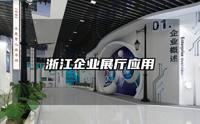 浙江企業(yè)展廳應(yīng)用