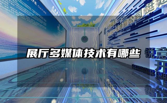 展廳多媒體技術(shù)有哪些