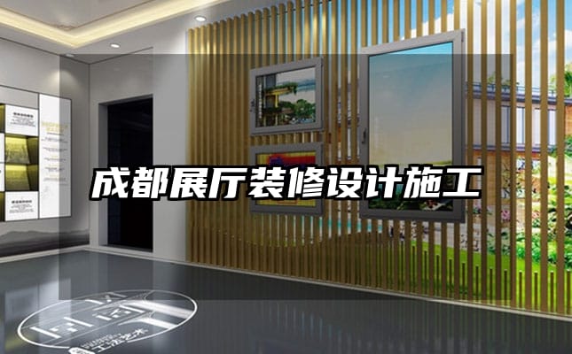 成都展廳裝修設(shè)計(jì)施工