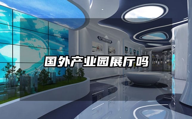 國外產(chǎn)業(yè)園展廳嗎