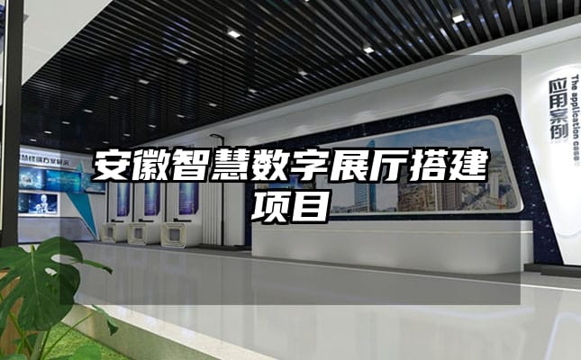 安徽智慧數(shù)字展廳搭建項(xiàng)目