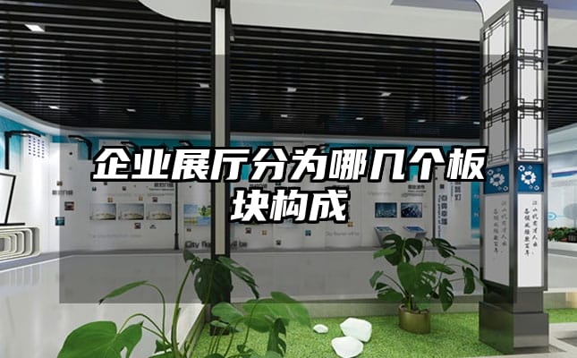 企業(yè)展廳分為哪幾個板塊構成