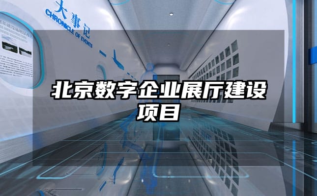 北京數(shù)字企業(yè)展廳建設(shè)項(xiàng)目