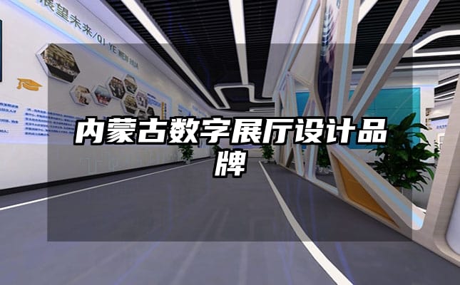 內(nèi)蒙古數(shù)字展廳設計品牌