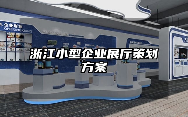 浙江小型企業(yè)展廳策劃方案