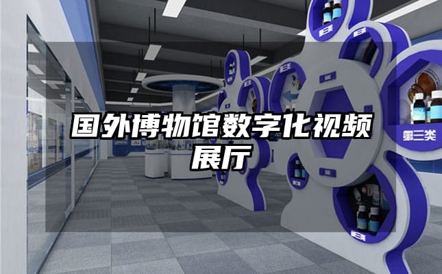 國外博物館數(shù)字化視頻展廳