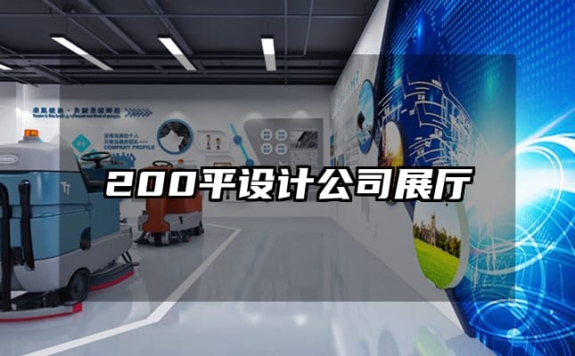 200平設(shè)計公司展廳