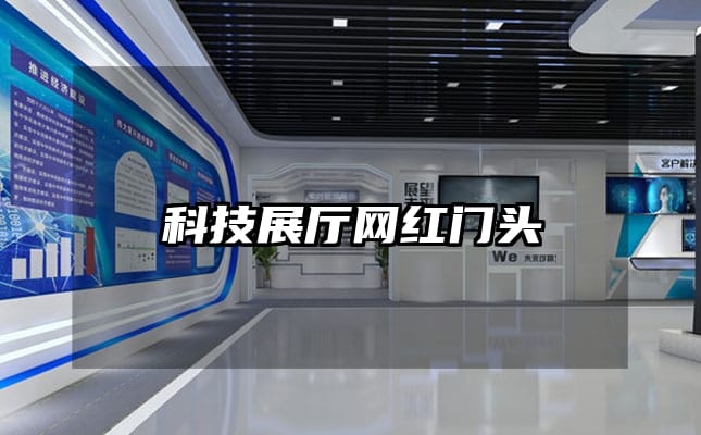 科技展廳網(wǎng)紅門頭