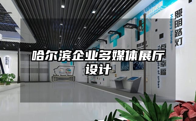 哈爾濱企業(yè)多媒體展廳設計